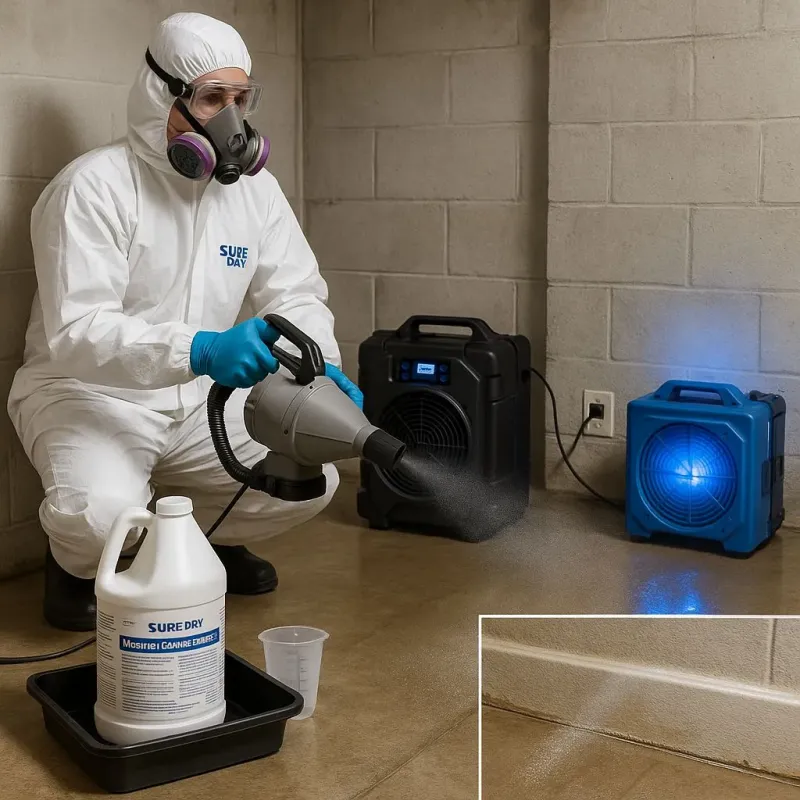Sanitization and Odor Removal process in Garfield, NJ